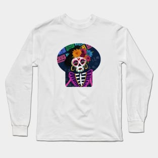 Dia De Los Muertos - Catrina Long Sleeve T-Shirt